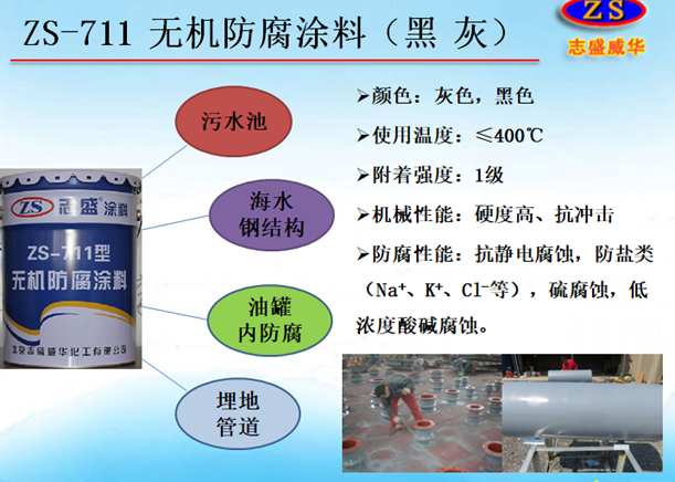 ZS-711无机防腐涂料黑灰